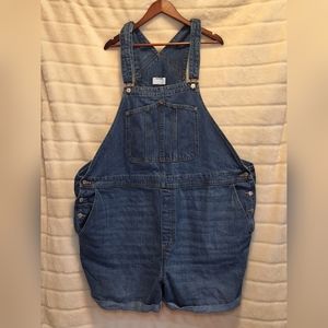Old Navy Denim Overall Shorts 4X